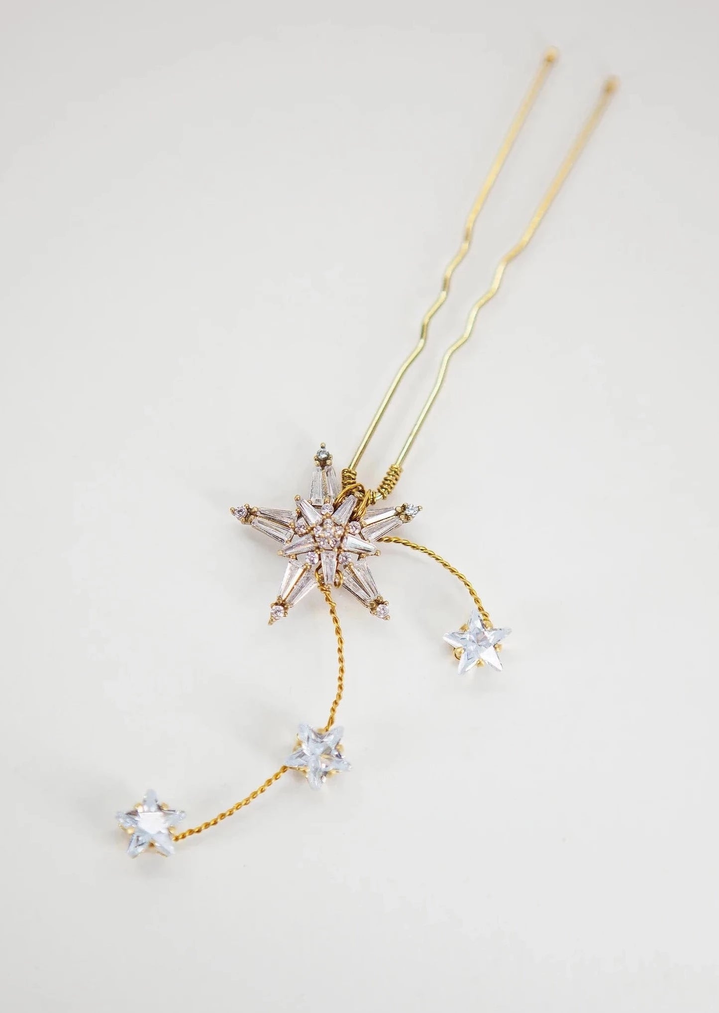 Crystal Stars Hair Pins