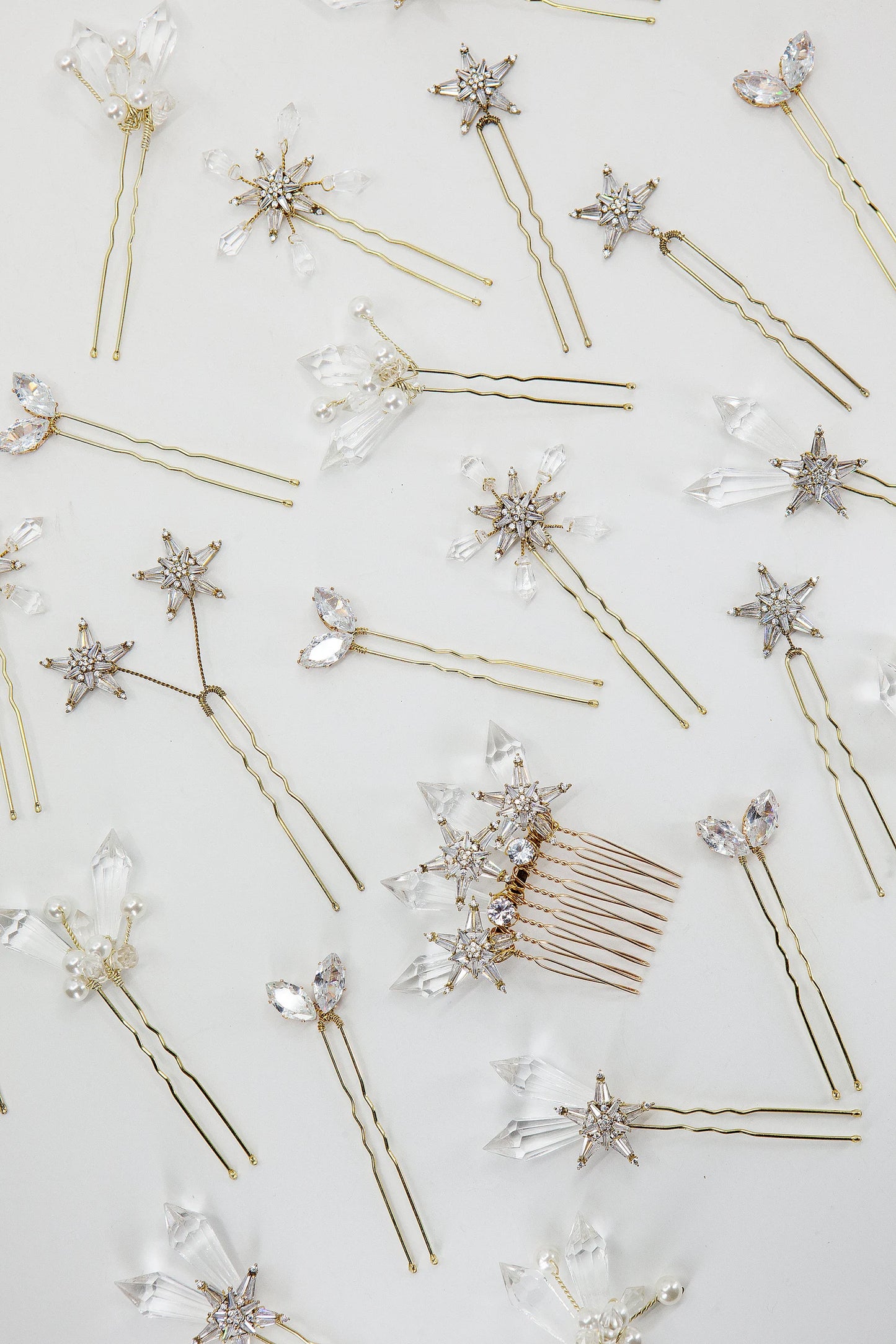 Crystal Small Stars Hair Pins