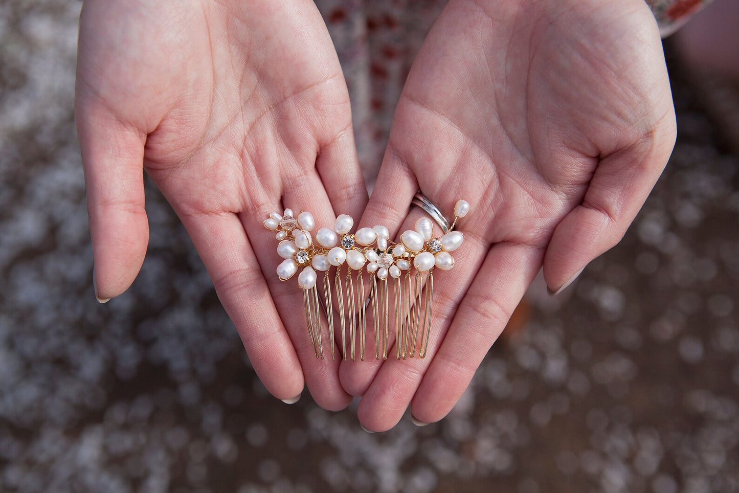 Freshwater Pearl Hair Comb