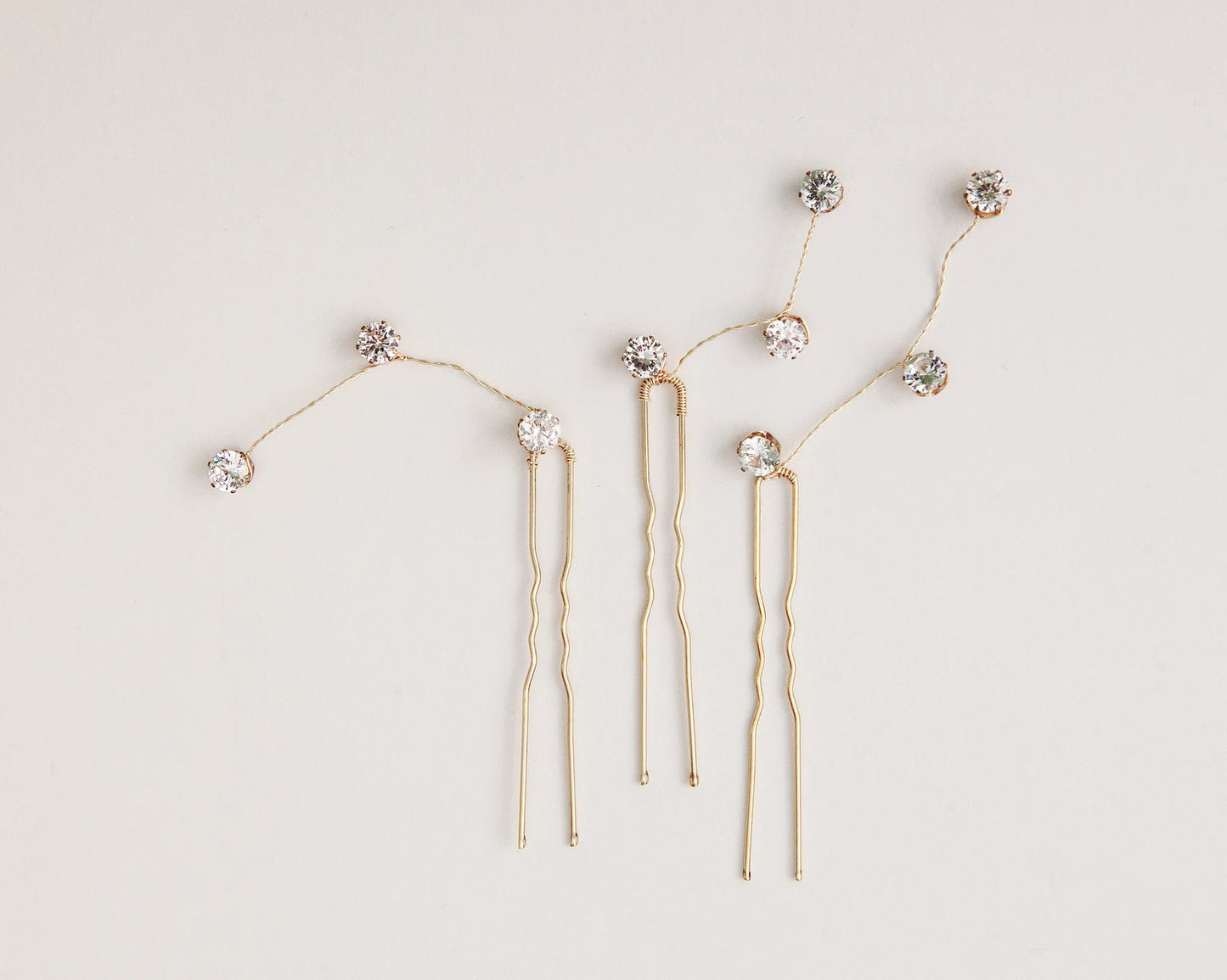 Crystal Hair Pins