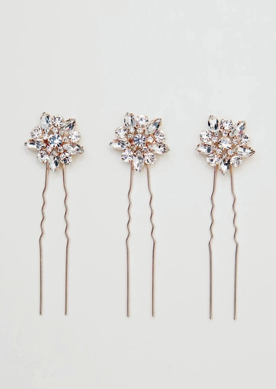 Crystal Hair Pins