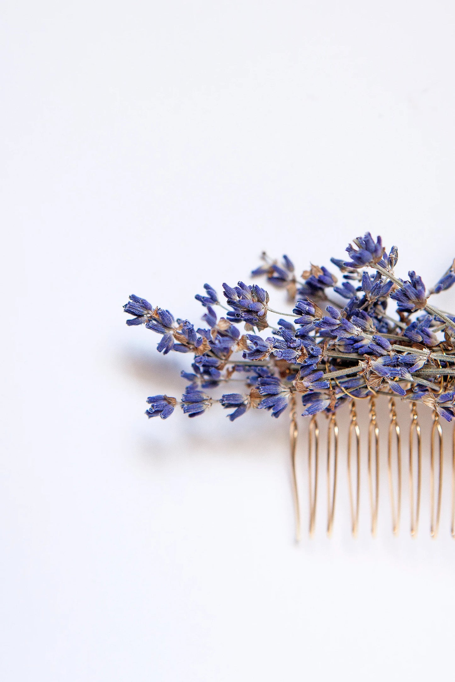 Dried Lavender Hair Comb